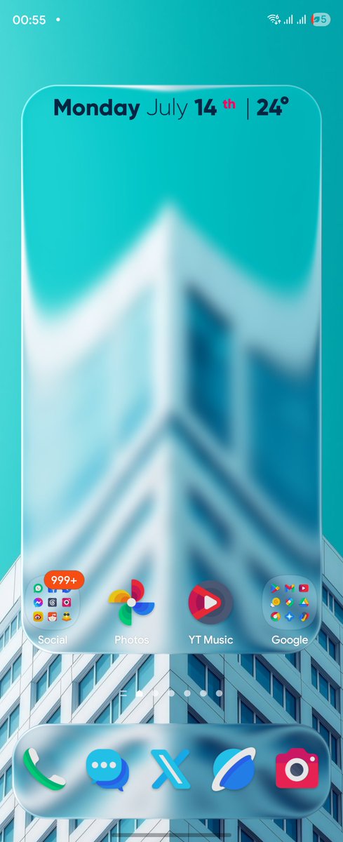 smartechdaily's tweet image. #GalaxyZFold6 #OneUI7 
#liquidglass 😍