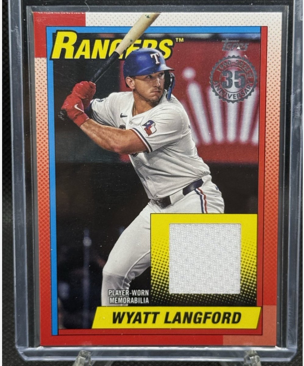Sarah Nauser (@sarahnauser) on Twitter photo Alright Texas this one is for you…who has a kid who collects and is a Wyatt Langford fan? I have a card just like this one and I would rather pass it on to someone who will appreciate it rather than sell it. Let me know! #Rangers #AllForTX  #Topps Alright Texas this one is for you…who has a kid who collects and is a Wyatt Langford fan? I have a card just like this one and I would rather pass it on to someone who will appreciate it rather than sell it. Let me know! #Rangers #AllForTX  #Topps