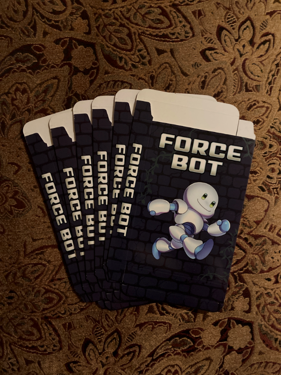 I was looking over my remaining supplies. If anyone wants a complete in box (CIB) copy of Force Bot NES, I have 6 boxes left. 

I'm currently out of PCBs but those are easy to order. 

So if you wanted a copy of the game, but never got around to it, now is your chance.