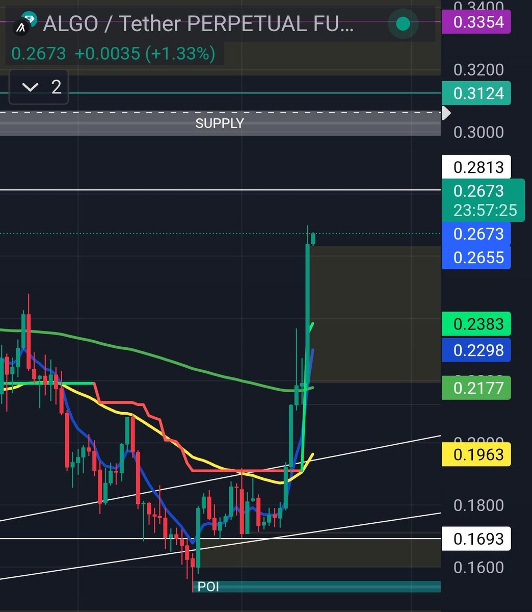 🧩 $ALGO - 1D
ALGO closed the day above $0.26 🔥

Sorry Raul 😎