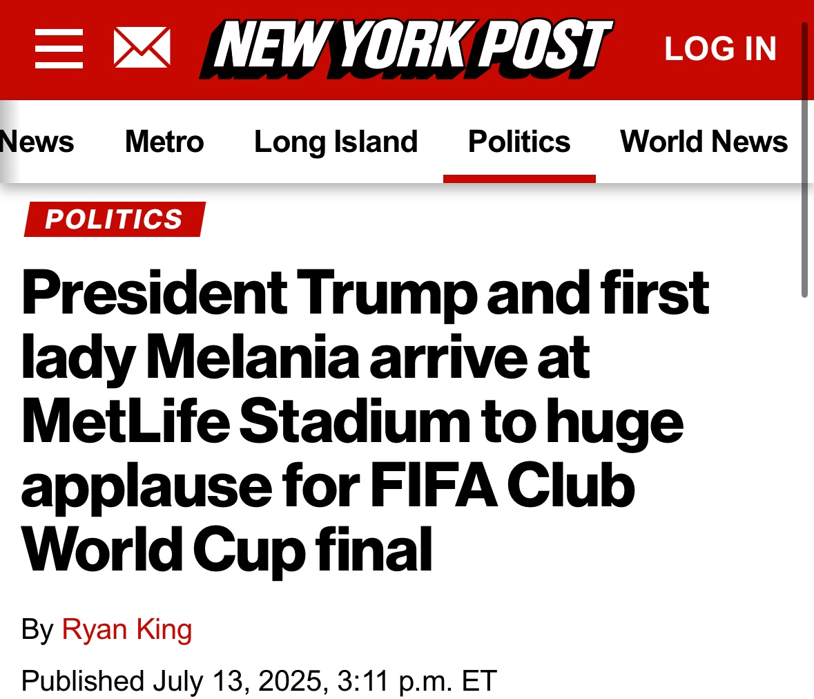 it’s kind of crazy how the New York Post has just become state propaganda for the cult of Trump