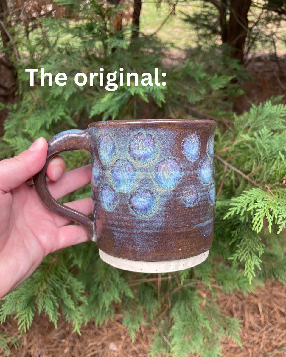 fire_pottery's tweet image. Why editing your photos is so important as an artist: