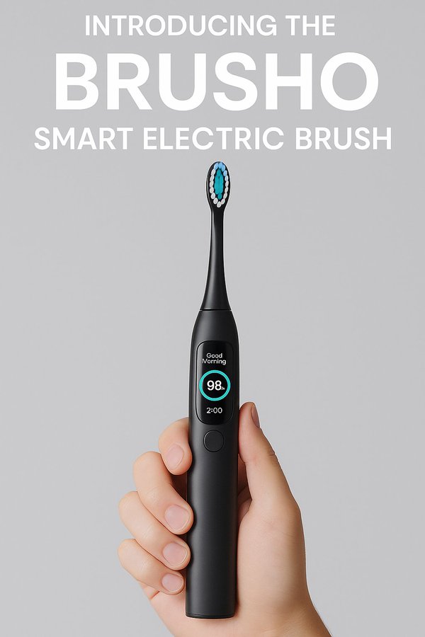 3enchNad's tweet image. Transform your brushing game with @BrushONetwork. This AI-powered electric toothbrush delivers a dentist-clean feel with smart sensors for perfect pressure and real-time feedback via its app. Say goodbye to plaque and hello to a brighter smile! #BrushoAI #SmartBrushing #OralCare