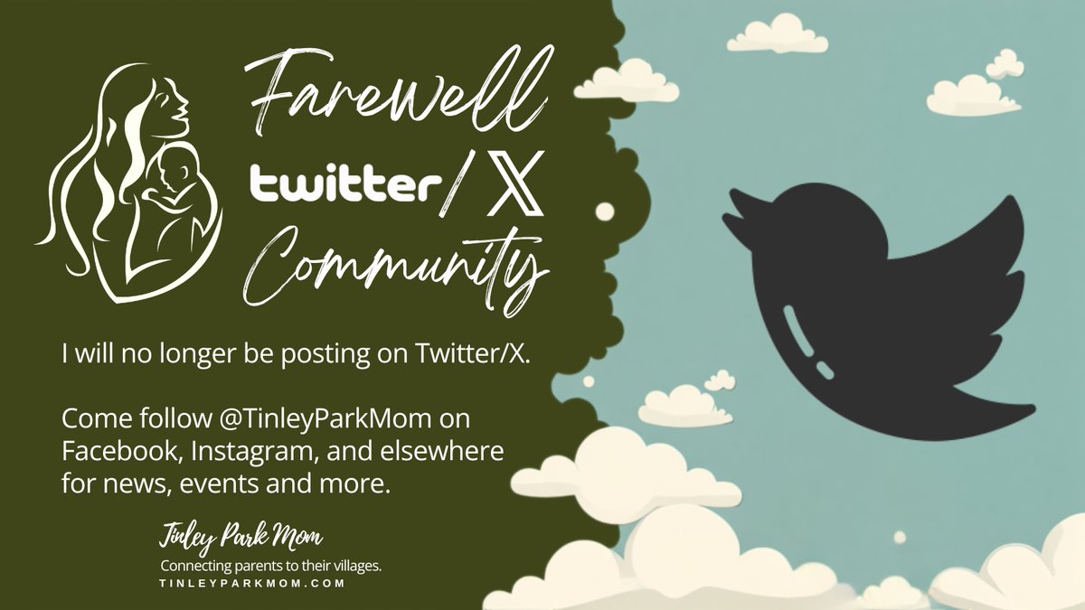 ⚠️ UPDATE: This account will no longer be posting on Twitter/X. Come follow <a href="/TinleyParkMom/">TinleyParkMom.com</a> on Facebook, Instagram, and elsewhere for news, events and more!

#TinleyPark #ChicagoSouthland