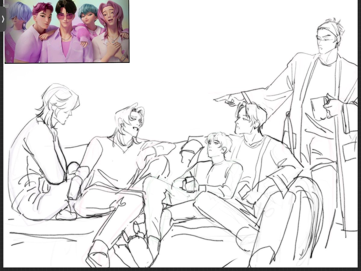 AnaiesSan's tweet image. pajama party πβ
.
#KPOPDEMONHUNTERS β
.