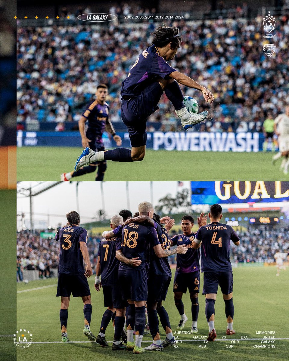 LAGalaxy's tweet photo. Scenes from #LAvDC 🎬 https://t.co/riOU4pxVwQ