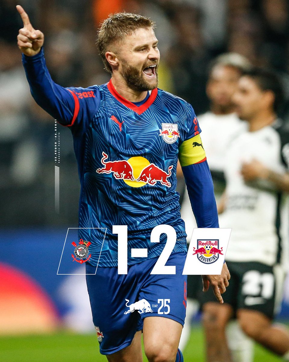 RedBullBraga's tweet photo. ATÉ O FINAAAAL! 😤

O Massa Bruta vence o Corinthians por 2 a 1, no último minuto, e garante mais 3 pontos na volta do Brasileirão! 

É O BRAGAAAAA! 🔥🔥🔥🔥 https://t.co/l0CVuFx54R