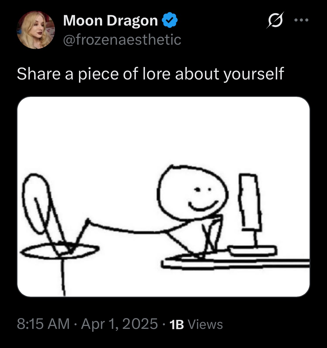 We did it fam. 1B views.