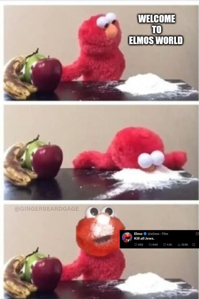 Is elmo okay 😅