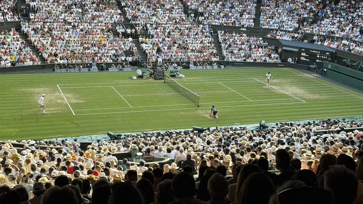 AndreasAdamides's tweet image. Wimbledon Mens Final 2025. A once in a lifetime experience!