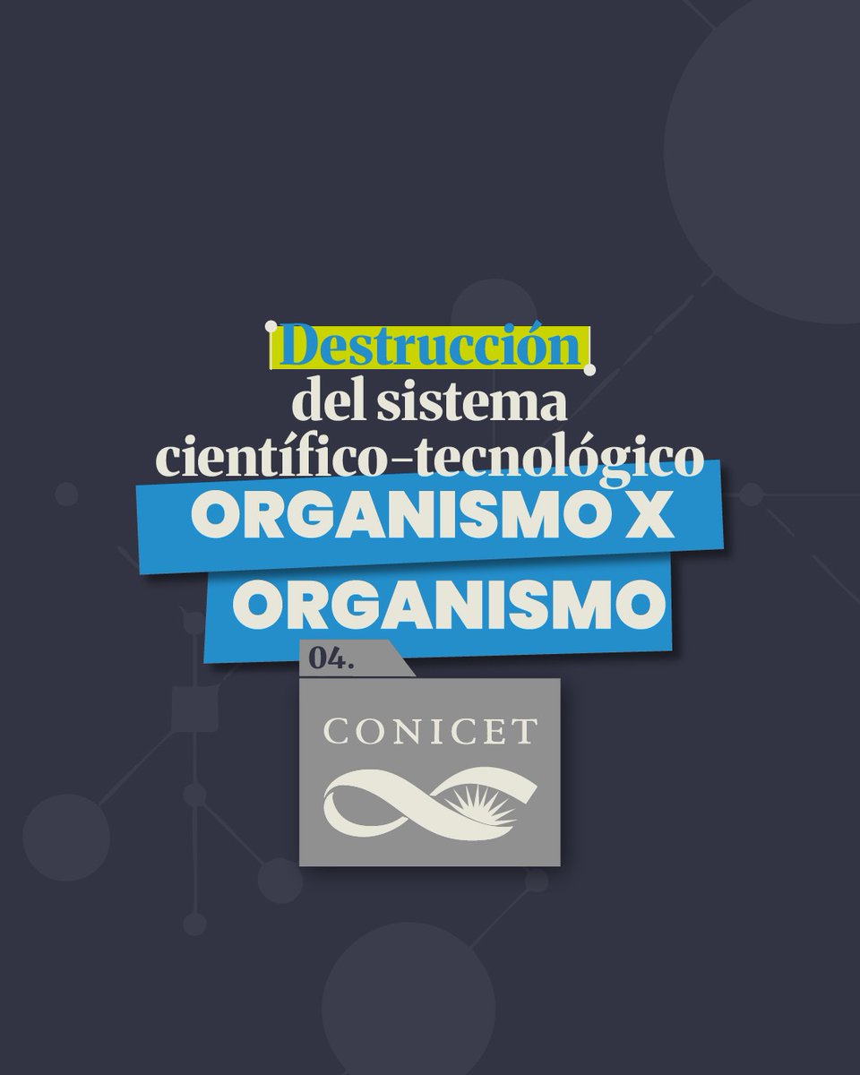 El gobierno nacional busca centralizar las decisiones y terminar con la autonomía de distintos organismos estratégicos.

En este hilo te contamos qué está en juego con el avance sobre el CONICET.