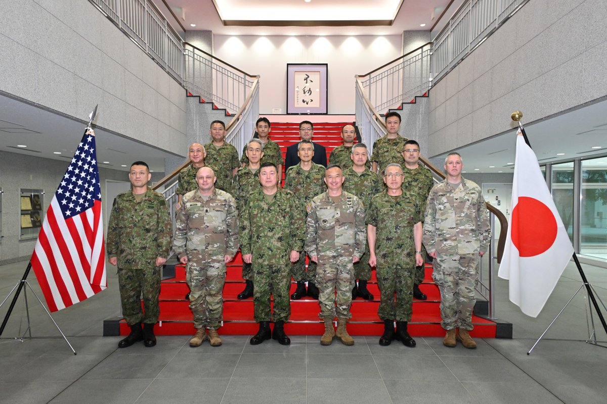 陸上総隊 は、 ＃在日米陸軍 （ ＃USARJ ）司令官ドゥーガン准将の着任