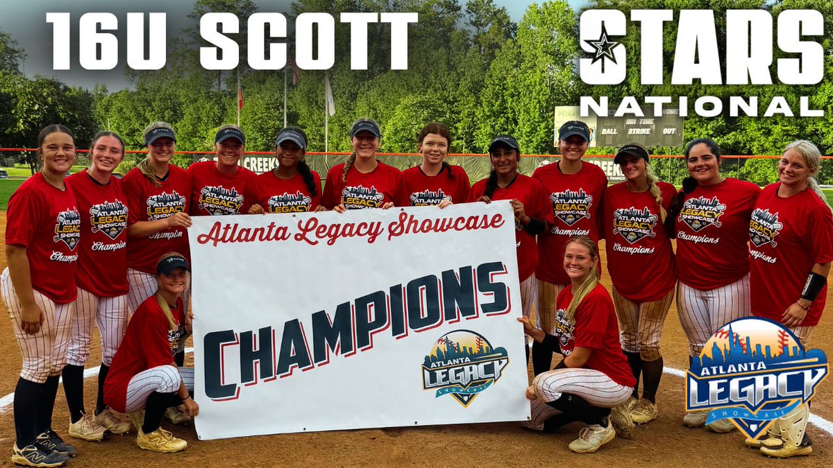 Stars National Scott-GA 16U (@starsnatga) on Twitter photo 🏆ATLANTA LEGACY SHOWCASE CHAMPIONS🏆
We are so incredibly proud of these girls going 9-0-1 this weekend against some tough competition! Their success is a direct result of teamwork!
So much ❤️ in this TEAM!
#everythingisearnednotgiven
<a href="/starsnationalfp/">Stars Organization</a> <a href="/GAStarsGeorgia/">Georgia Stars Fastpitch/National</a> 🏆ATLANTA LEGACY SHOWCASE CHAMPIONS🏆
We are so incredibly proud of these girls going 9-0-1 this weekend against some tough competition! Their success is a direct result of teamwork!
So much ❤️ in this TEAM!
#everythingisearnednotgiven
<a href="/starsnationalfp/">Stars Organization</a> <a href="/GAStarsGeorgia/">Georgia Stars Fastpitch/National</a>