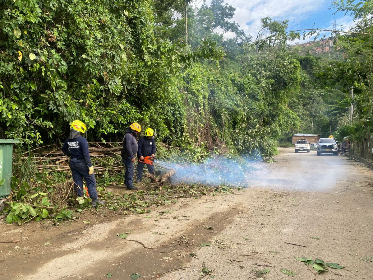 En tiempo récord habilitamos dos vías rurales que estaban bloqueadas por tierra y piedra que cayeron tras la tormenta de este sábado. 

Bomberos, Gestión del Riesgo, Ejército y Alcaldía de Bucaramanga trabajando 24/7 para superar cada situación causada por las lluvias.

🙌🏻