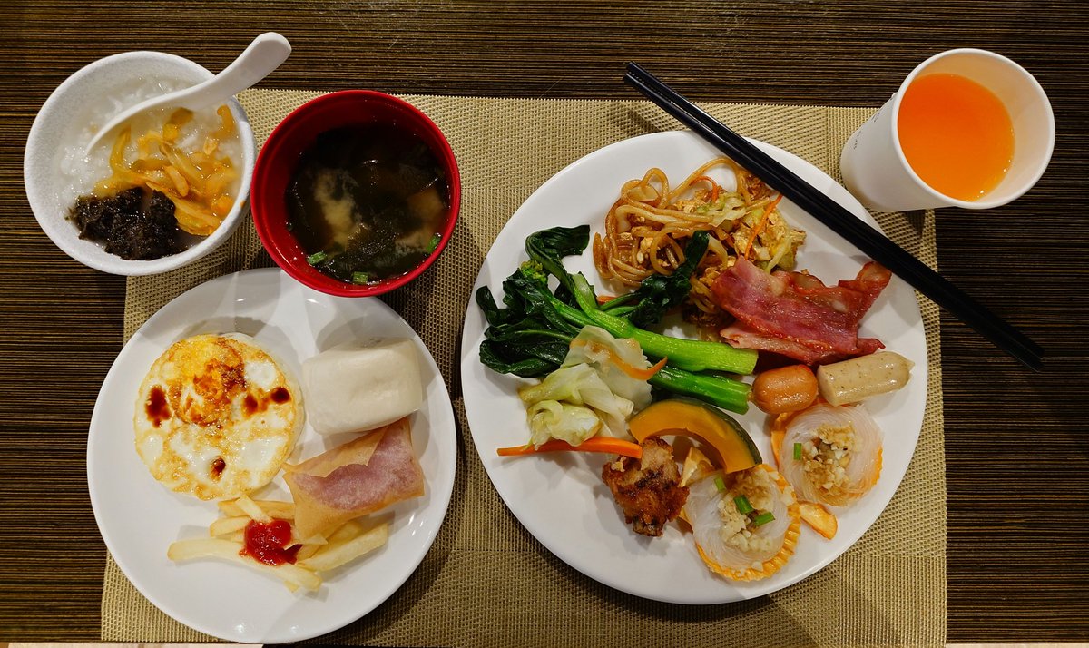 今朝の朝食も美味しく沢山頂きました！🤤😄