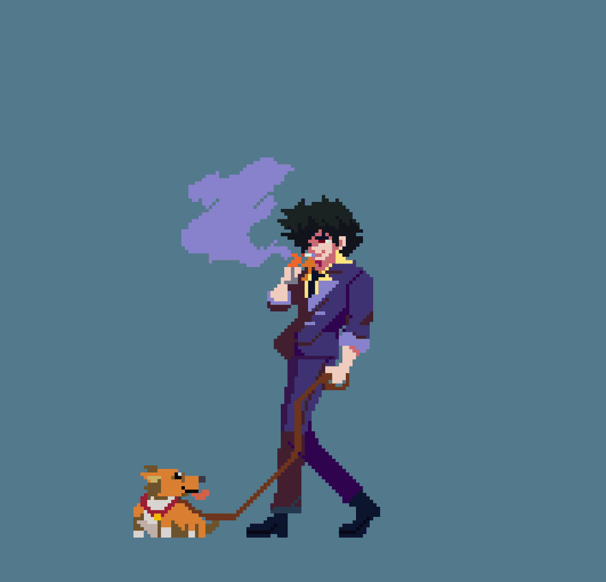 juna_ros's tweet image. whatever happens, happens, I like always redraw my spike version hope you like to see it as much as me! #pixelart