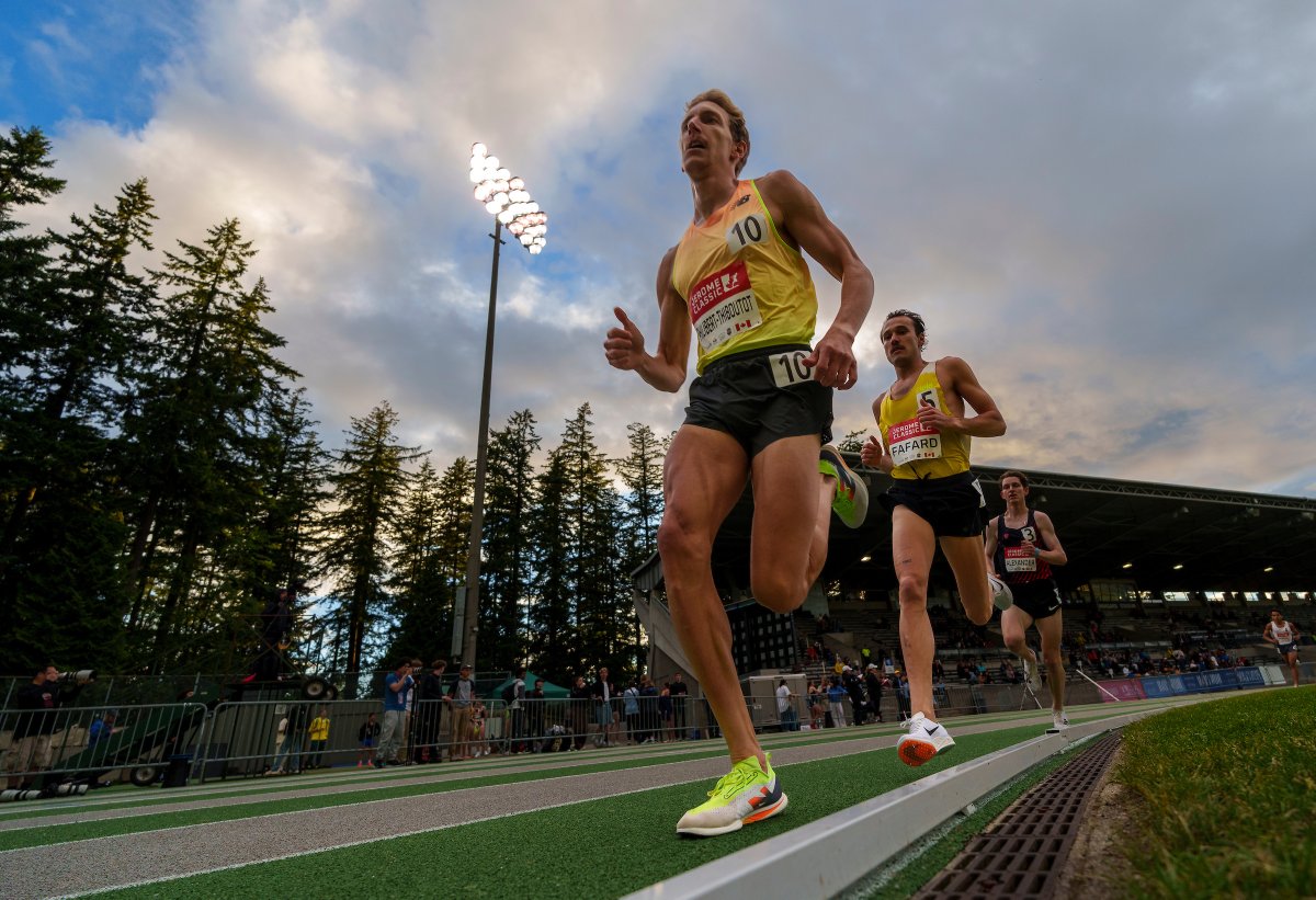 Canadian Olympians Charles Philibert-Thiboutot and Jean-Simon Desgagnés compete against a stacked 1500m field with National and NCAA Champs from the USA in Joe Waskom, Samuel Prakel, Nathan Green