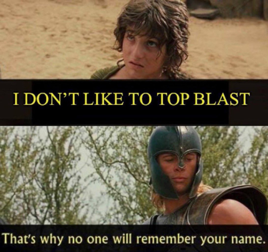 Top blast season is back