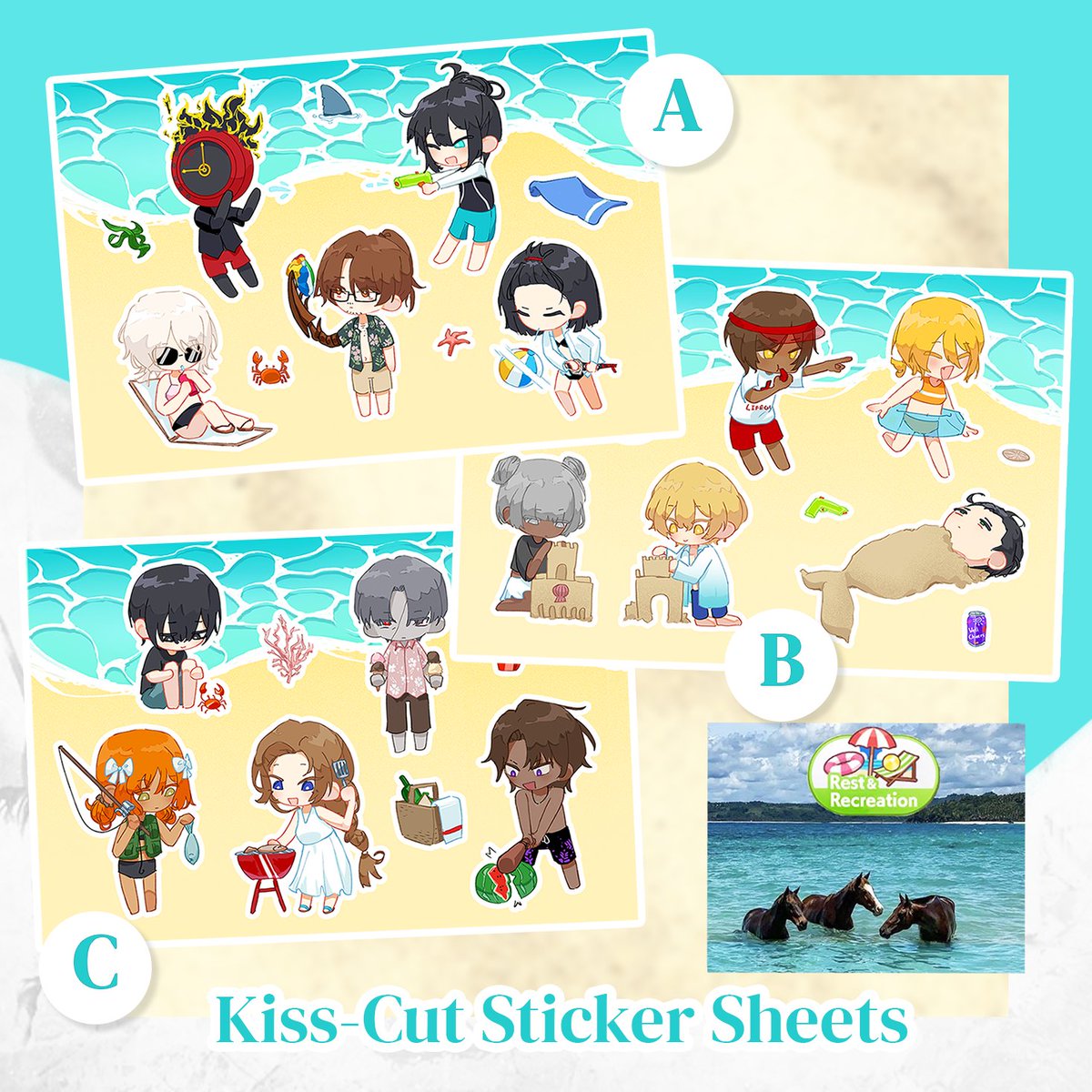 wizstays's tweet image. summer is upon us and the sinners are having their company-mandated beach episode! ๐๏ธ
there're also some other weird guys and....horses??? don't mind them
check out the link below for unrestrained summer fun ๐๐๐
#LimbusCompany #Limbus_Company