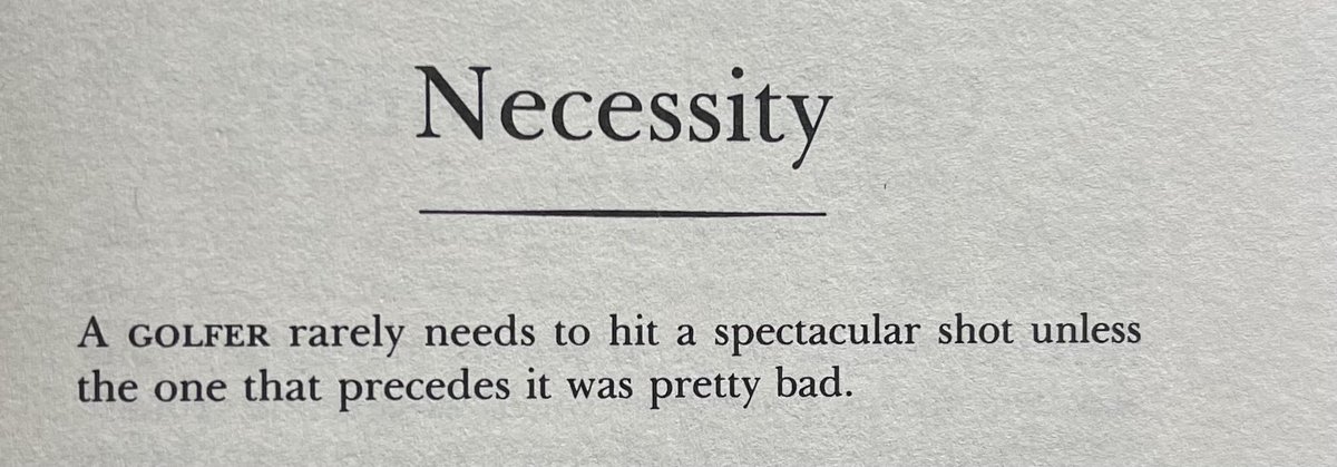 Searching Harvey Penick for this. See Grace Kim’s pitch in at Evian on the 73rd hole.