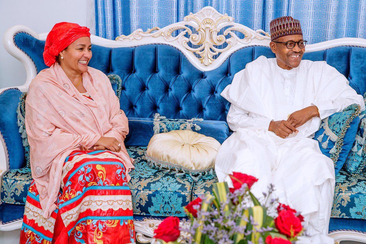 AminaJMohammed's tweet image. INNA LILLAHI WA INNA ILAIHIR RAJI’UN
My heart is heavy as I join the people of Nigeria in mourning the passing of our former President Muhammadu Buhari GCFR.
Serving as Minister in his government was an honor — and one guided by the values he lived: discipline, humility, and…