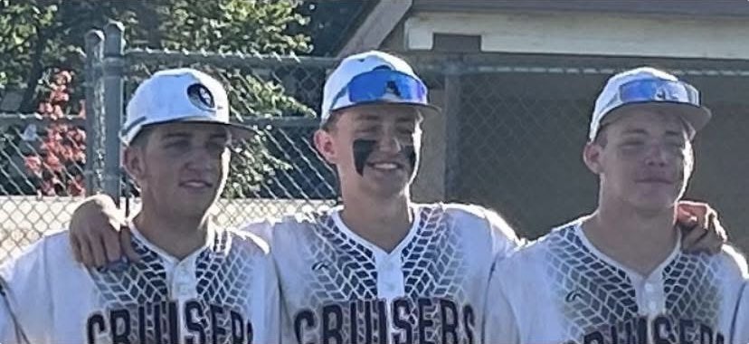 Sophomores Logan Edmondson, Trevor Smith, and Jathan Collins getting some great work in this summer with Cruisers! Getting better everyday!