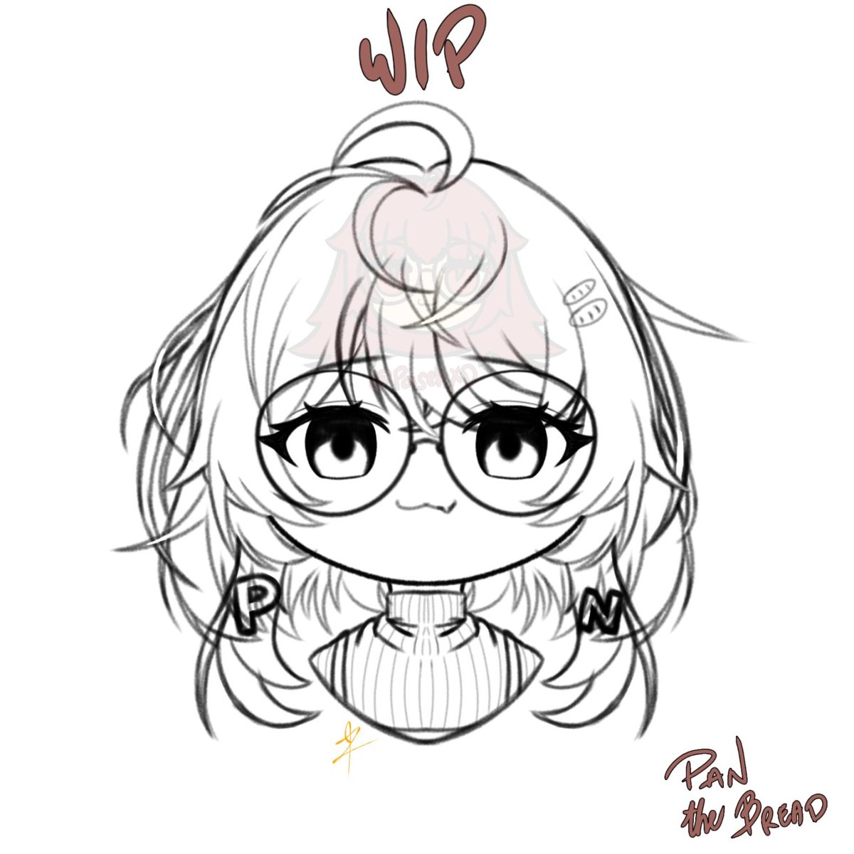 I forgor to post this WIP that I did for the breb. 🍞😅

#panart