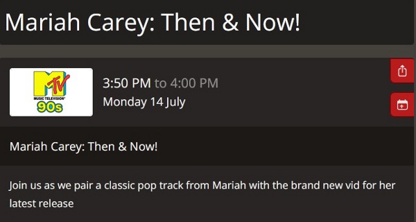 gillesakacake's tweet image. #TypeDangerous @MariahCarey Lambs, if you receive UK's MTV 90s channel, they will play Mariah's new video tomorrow (July 14) at 3:50 PM (local time)
