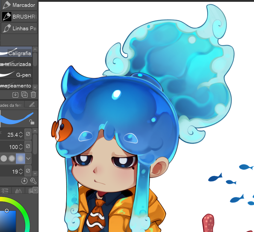 TsuniHi's tweet image. Ocean hair