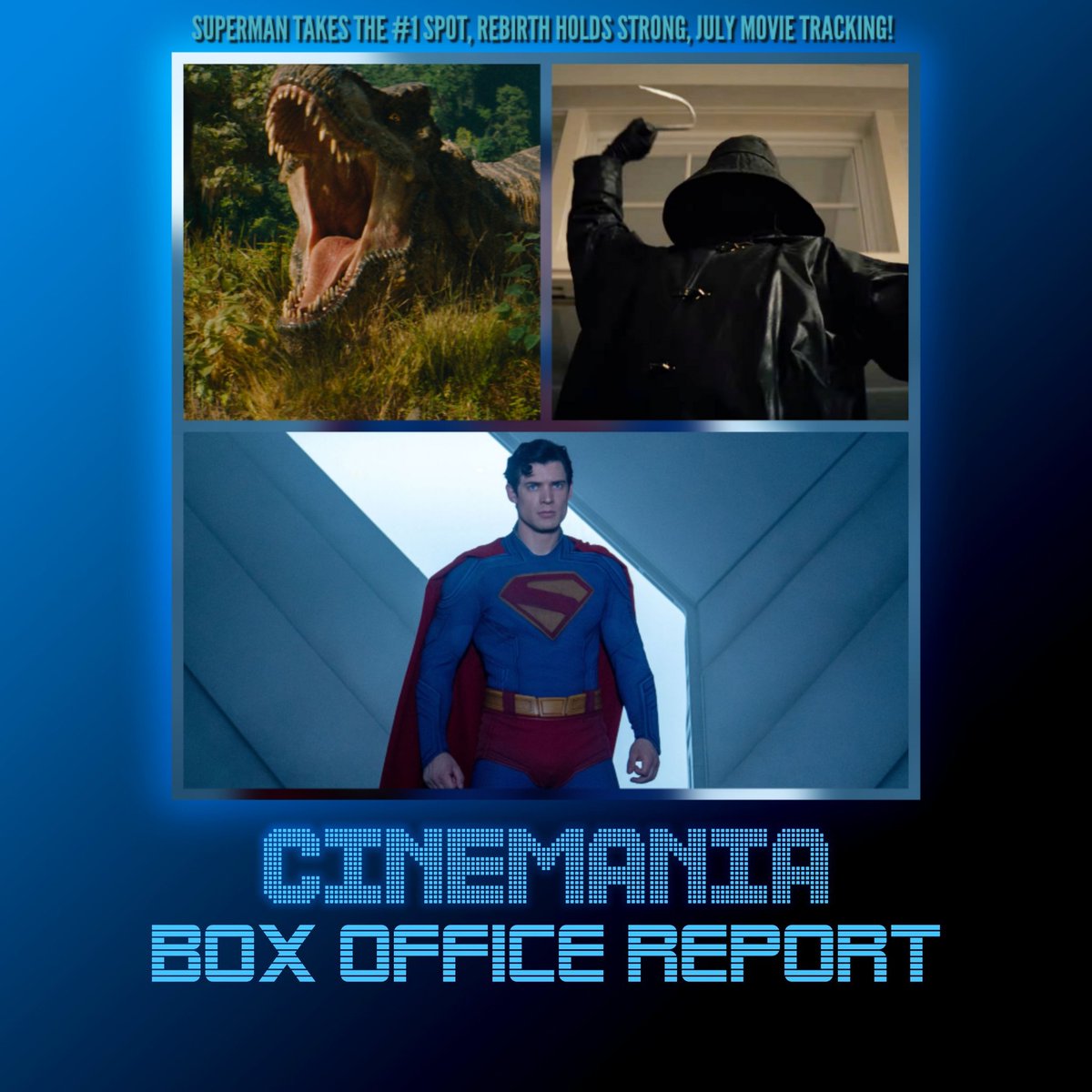 CinemaniaWorld's tweet image. Check out an all NEW episode of the Box Office Report Show! Join @Cinemaniac94 & @ChillyBoyYT as they talk about the incredible number for #Superman , the weekend Top 5, and tracking for upcoming films!
Listen here: linktr.ee/cinemaniaworld