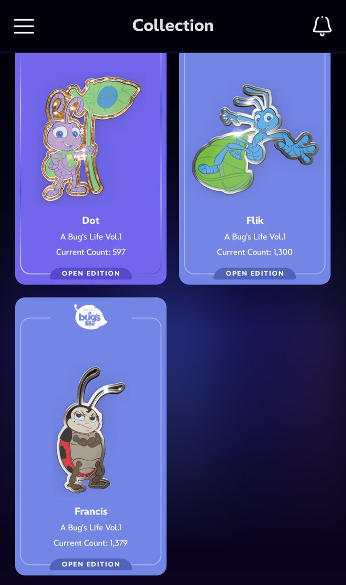 Jumped into the <a href="/DisneyPinnacle/">DisneyPinnacle</a> fun today on <a href="/flow_blockchain/">Flow.com</a>.

Completed 3 quick sets &amp; cracked a few mystery capsules for bugs! 🐛

What a blast! 🥂🎉