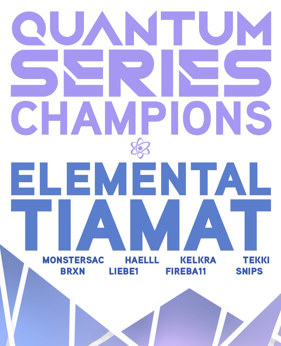 Quantum (@qtmgg_) on Twitter photo <a href="/ElementalDrako/">Elemental🐉</a> has officially claimed victory in the third #QuantumSeries!
A huge thank you to every team that competed, and thank you to everyone who tuned in and supported the event. <a href="/ElementalDrako/">Elemental🐉</a> has officially claimed victory in the third #QuantumSeries!
A huge thank you to every team that competed, and thank you to everyone who tuned in and supported the event.