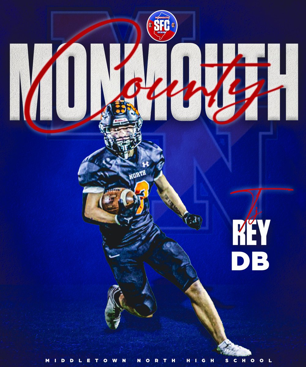 <a href="/footballMNLions/">Midd North Football</a> 

Come out and support TJ Rey (<a href="/Tj_Rey_/">Tj Rey</a>) as they play for Monmouth County in this year's All Shore Gridiron Classic. Game is 6:30pm on July 16th at Barnegat HS.