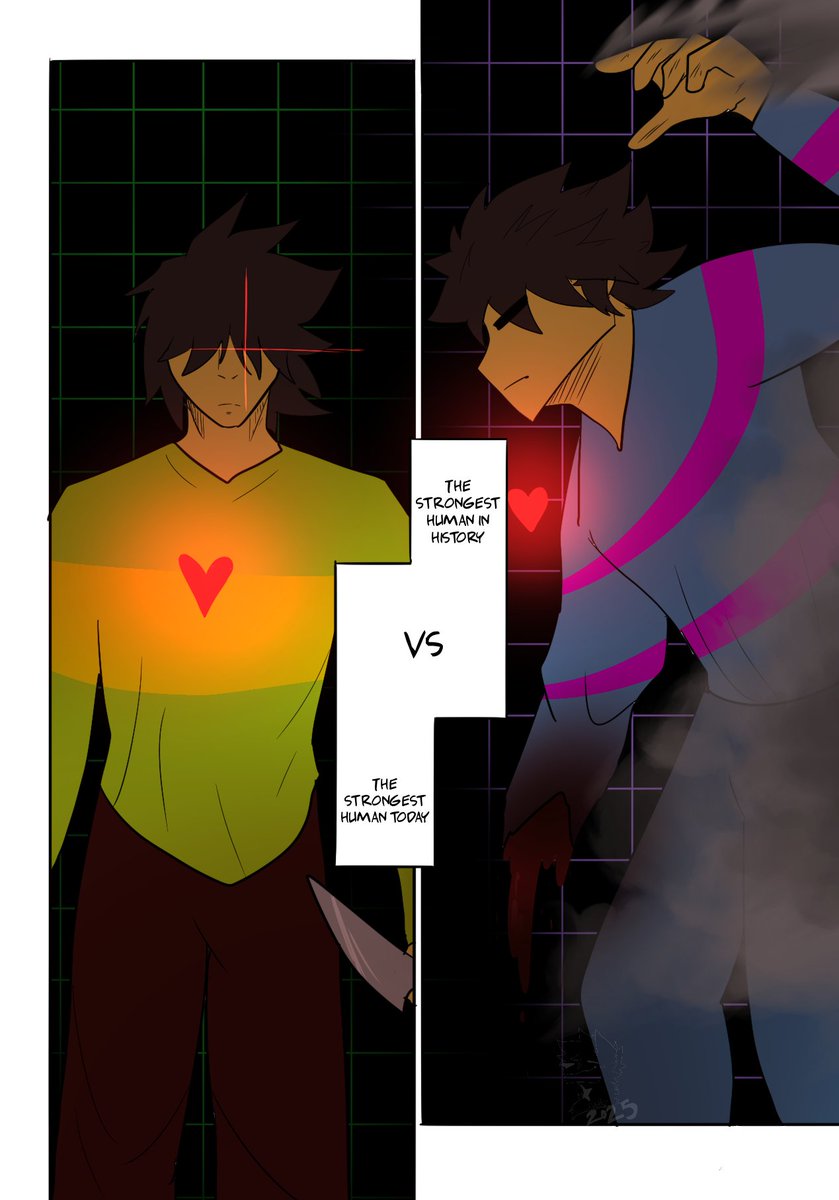 SillySauceStar's tweet image. This battle would go crazy ngl.
If this reaches 50 retweets, I’ll turn this fight into an actual comic and post every page here. I will also keep the fight as realistic as possible if we can achieve this goal!
#DELTARUNE #undertale