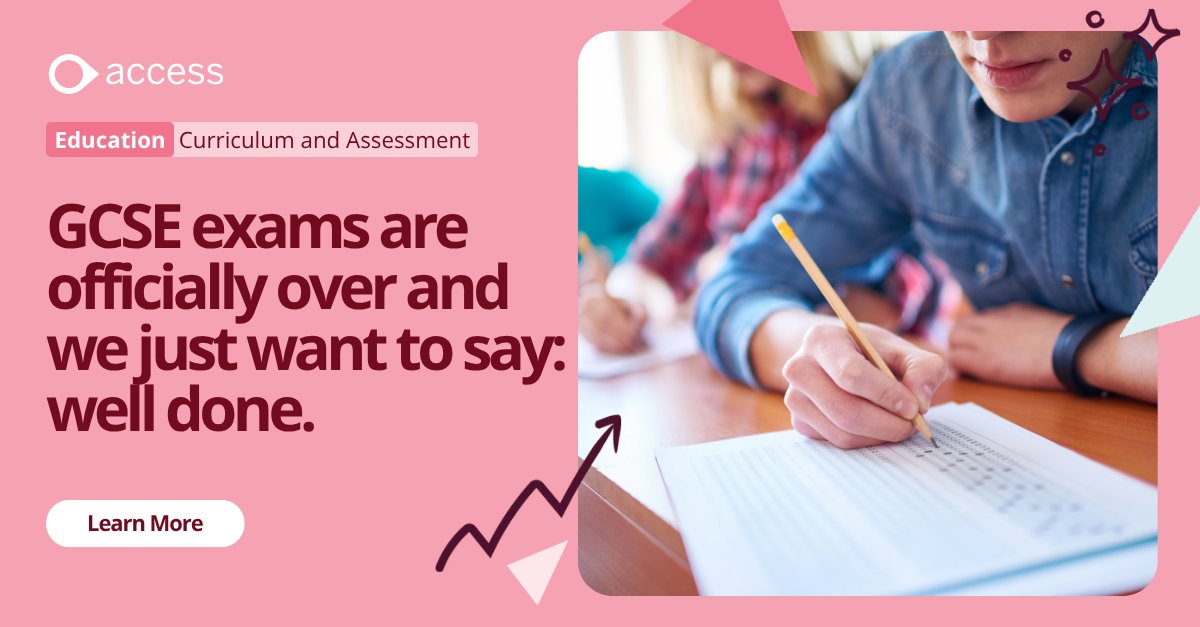 📚 #GCSE #exams are officially over, and we want to say: well done.

Now it’s time to breathe, rest, and recharge. You’ve earned it.💡 Looking ahead to Results Day or planning for next term? Check out #GCSEPod for support 👉 ow.ly/Wt8b50WmgAK