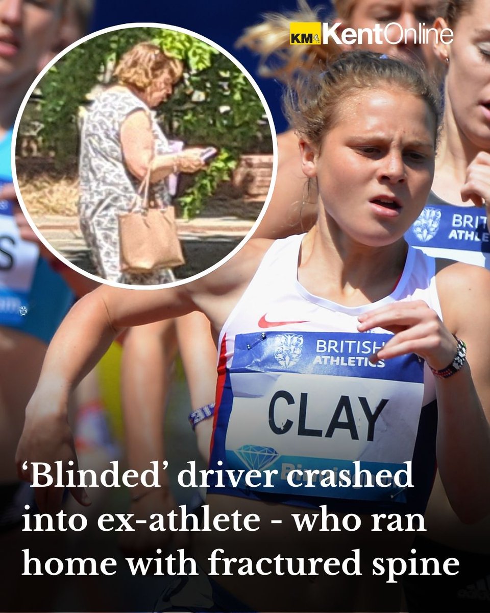 The driver - who says she was dazzled by the sun - has been sentenced...
Full story here: kentonline.co.uk/canterbury/new…