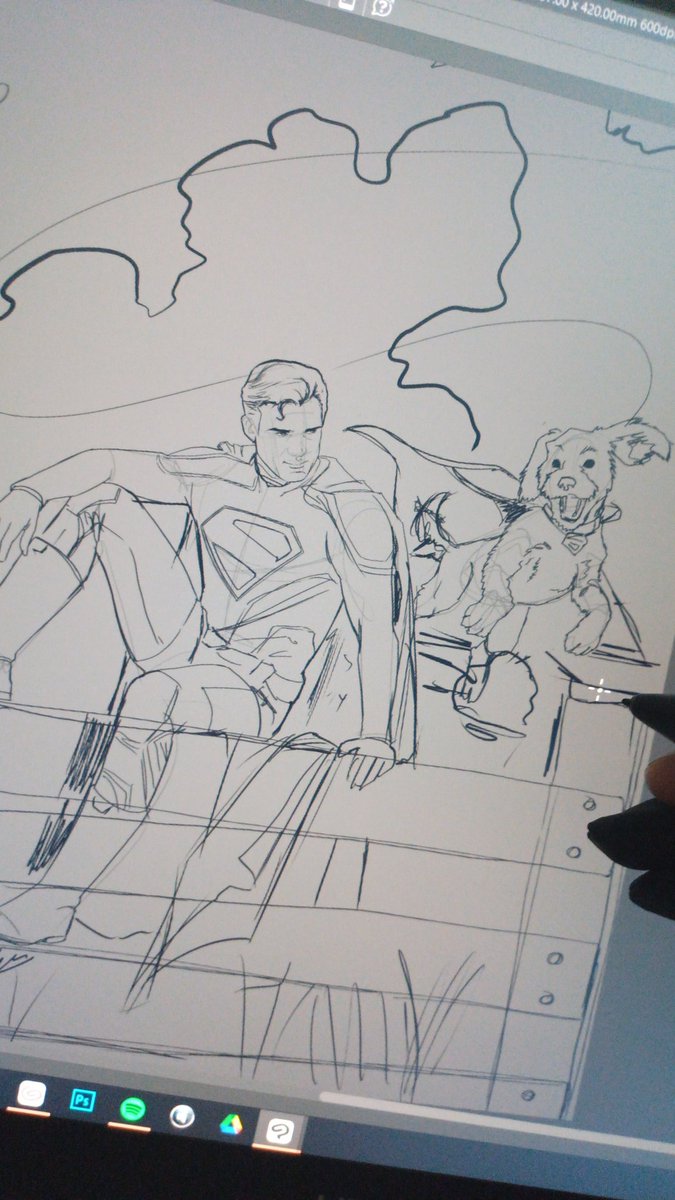 raularacomicart's tweet photo. Vamos a ello... Superman! @JamesGunn  @DCComicsARG  @Superman @DCComics_FR @corenswet @DCComics #SupermanMovie 
#dccomics #coverart #comics #ComicArt #dcuniverse https://t.co/Znp1tWl9f8