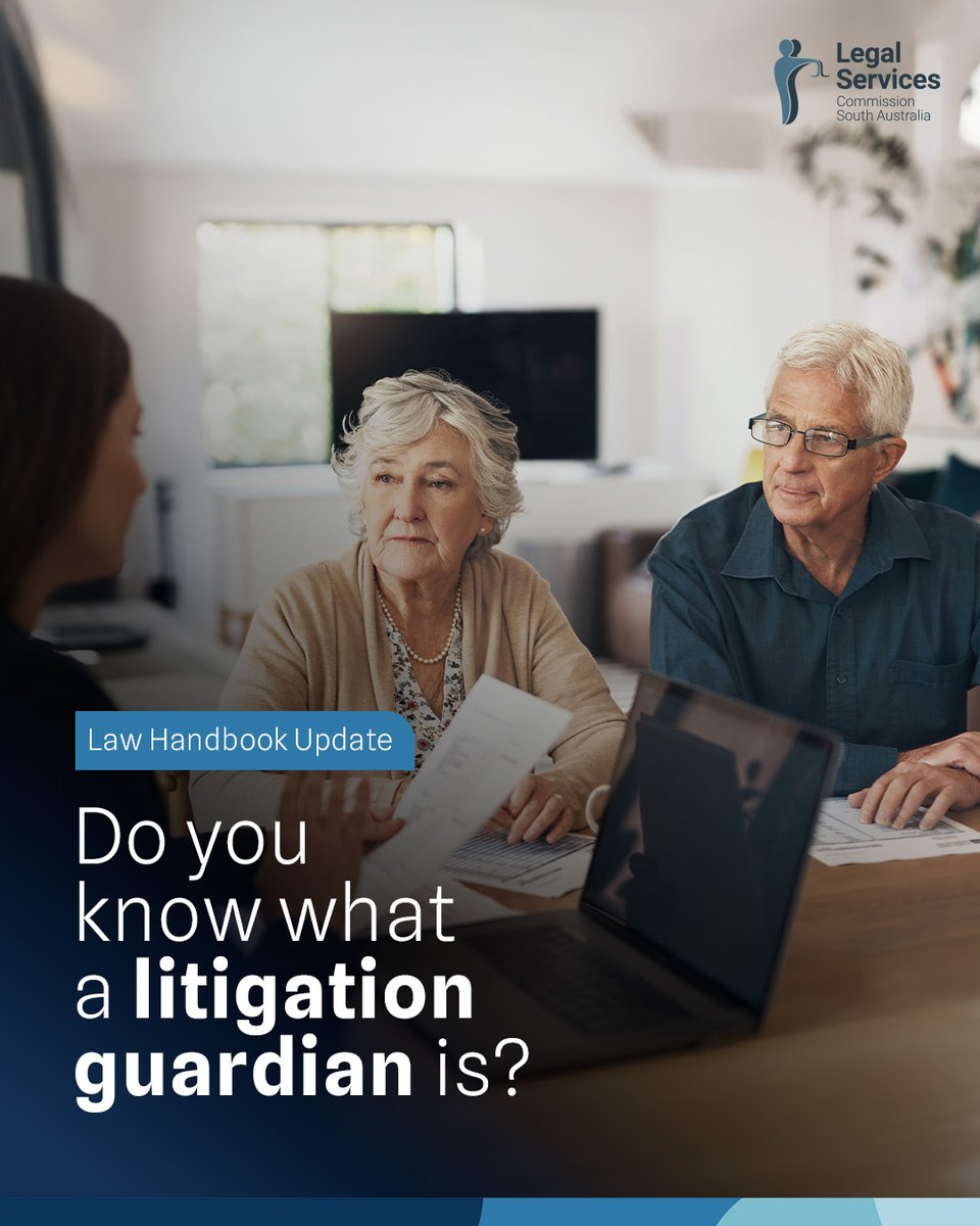 Adults who lack legal decision-making capacity and children under the age of 18 can participate in legal proceedings with help from a litigation guardian. 

Learn more from the Law Handbook (lawhandbook.sa.gov.au/ch14s01s01.php) or call 1300 366 424 for free information and advice today.