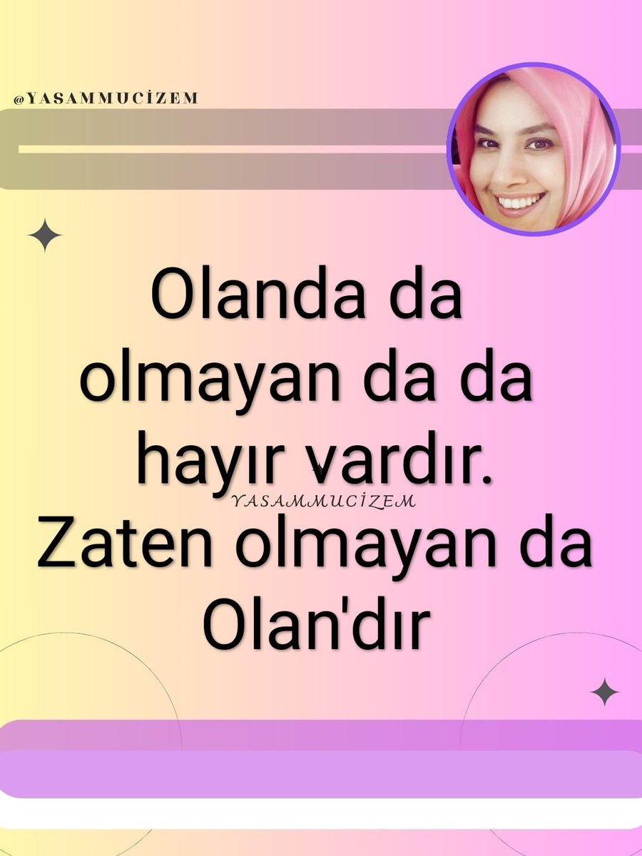 Yasammucizem's tweet image. Günaydın ☀

Olanda da olmayan da da hayır vardır. Zaten olmayan da Olan'dır😊. 
Sonuç hep hayr 🤲✨

#günaydın #hayr #akıl #akış #pazartesi #sonuç
