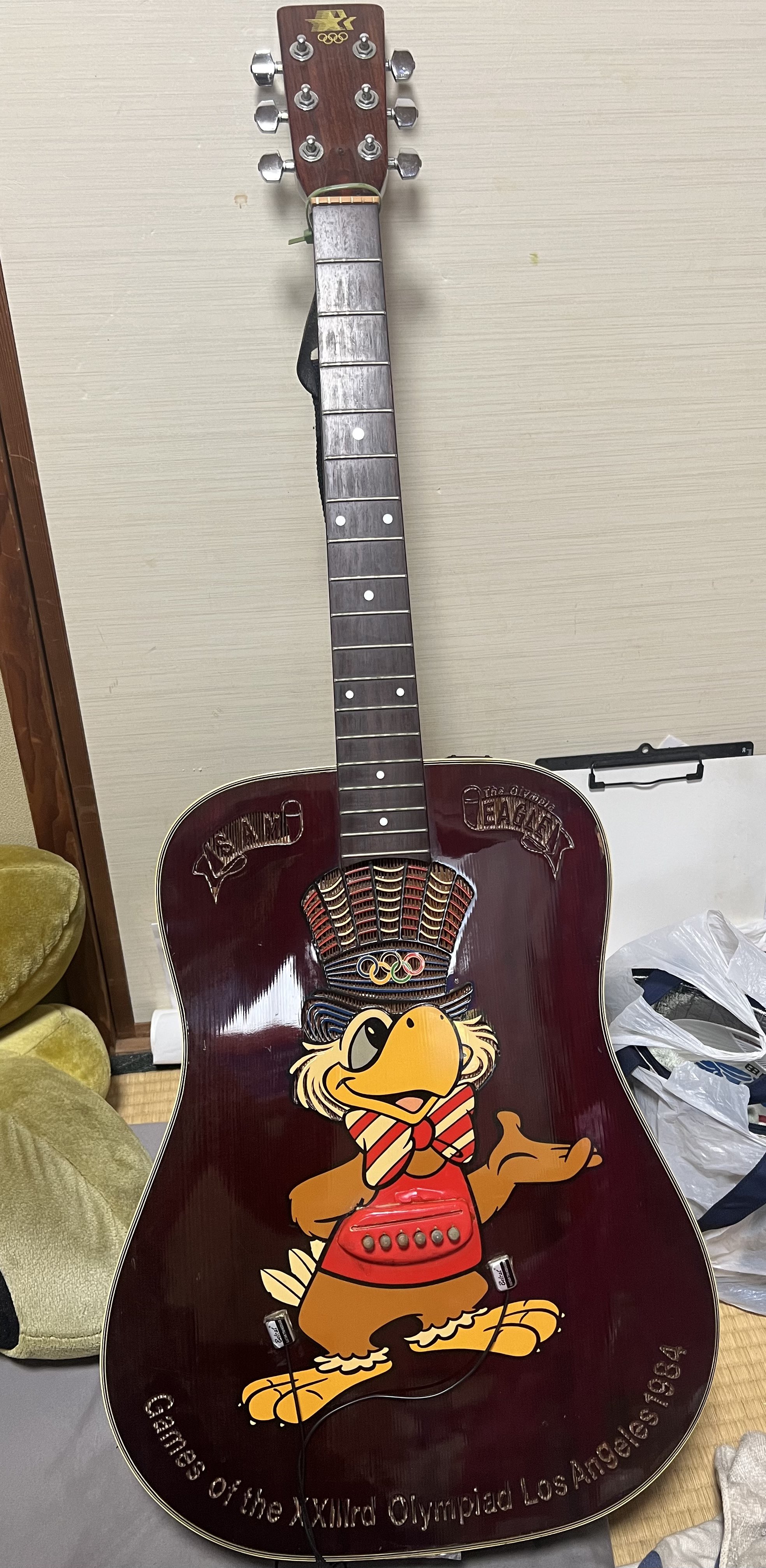 1984年 ロスアンゼルス オリンピック 記念ギター 【公式通販】