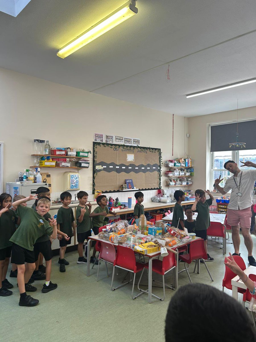 The Molesey site children enjoyed a gallery walk to view some of masterpieces created during Arts Week <a href="/LEOacademyarts/">LEO Arts</a>