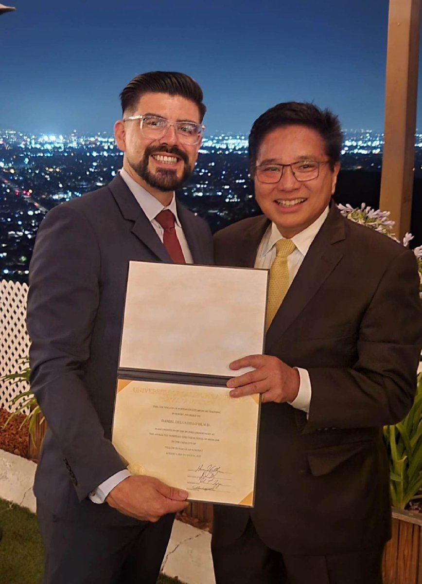UCIrvine Vascular Surgery (@ucivascularsurg) on Twitter photo We celebrated Dr. Daniel Delgadillo this weekend at our UCI Vascular Surgery Fellowship Graduation 2025. <a href="/Delgadillo3D/">Daniel Delgadillo, MD</a> #vascularsurgeon <a href="/UCIVascularSurg/">UCIrvine Vascular Surgery</a> <a href="/Kabutey_MD/">Nii-Kabu Kabutey</a> <a href="/chauvascular/">Anthony H. Chau</a> <a href="/SamuelChenMD/">Samuel Chen</a> <a href="/IsabellaKuoMD/">Isabella Kuo</a> <a href="/RMFujitaniMD/">Roy M Fujitani</a> Dr. Sylvia Dong Dr. Sheela Patel Dr. Stephen Kubaska We celebrated Dr. Daniel Delgadillo this weekend at our UCI Vascular Surgery Fellowship Graduation 2025. <a href="/Delgadillo3D/">Daniel Delgadillo, MD</a> #vascularsurgeon <a href="/UCIVascularSurg/">UCIrvine Vascular Surgery</a> <a href="/Kabutey_MD/">Nii-Kabu Kabutey</a> <a href="/chauvascular/">Anthony H. Chau</a> <a href="/SamuelChenMD/">Samuel Chen</a> <a href="/IsabellaKuoMD/">Isabella Kuo</a> <a href="/RMFujitaniMD/">Roy M Fujitani</a> Dr. Sylvia Dong Dr. Sheela Patel Dr. Stephen Kubaska