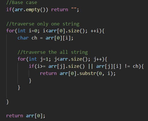 lograjanand's tweet photo. Back to #DSA grind! 💪
Solved: Longest Common Prefix (Easy)
Approach:
✔️ Compare chars index by index
✔️ Break at mismatch
✔️ Return prefix found
#100DaysOfCode #Leetcode #Coding 
#DSA #CodingChallenge https://t.co/ngmfFcbWyd