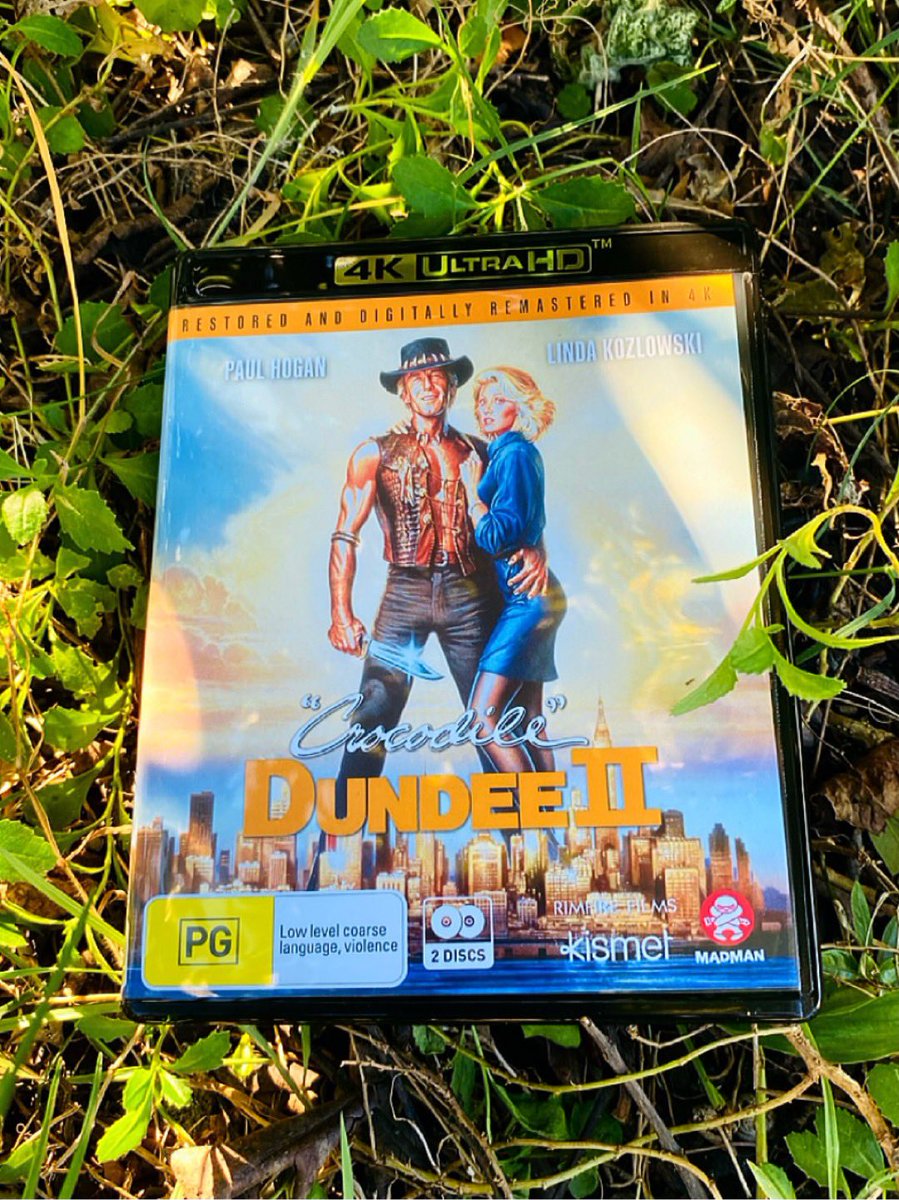 walkdenent's tweet image. 🐊 He’s back, mate! Crocodile Dundee II is now available on stunning 4K UHD – restored and digitally remastered in 4K for the first time!
Out now on 4K UHD across Australia – don’t miss it!
@MadmanFilms @KismetMovies
#CrocodileDundee2 #CrocodileDundeeII #PaulHogan