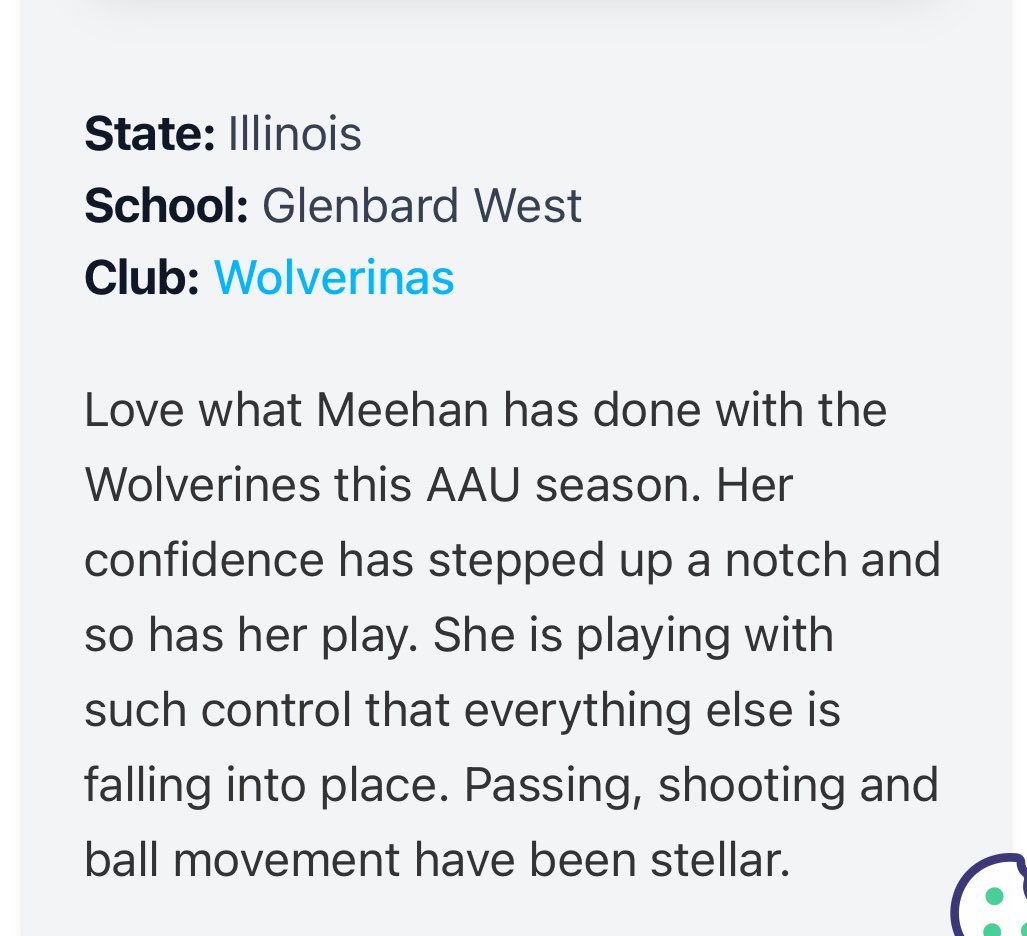 Katie Meehan (@k_meehan13) on Twitter photo Thanks for the write up <a href="/pgh_lisa/">PrepGirlsHoopsLisa</a> ! Love playing with my <a href="/Wolverinas2027/">Wolverinas Basketball 2027</a> teammates!
<a href="/girls_gw/">GWGirlsHoops</a> <a href="/JrAllStarBB/">Jr. All-Star Girls Basketball</a> <a href="/PGHByron/">Byron Xerxes Livsey</a> Thanks for the write up <a href="/pgh_lisa/">PrepGirlsHoopsLisa</a> ! Love playing with my <a href="/Wolverinas2027/">Wolverinas Basketball 2027</a> teammates!
<a href="/girls_gw/">GWGirlsHoops</a> <a href="/JrAllStarBB/">Jr. All-Star Girls Basketball</a> <a href="/PGHByron/">Byron Xerxes Livsey</a>