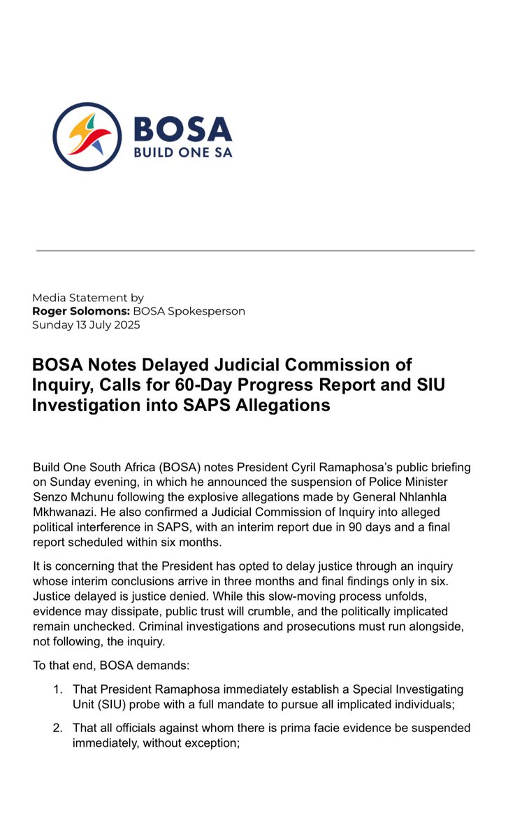 NobuntuSA's tweet image. ‼️Media Statement ‼️