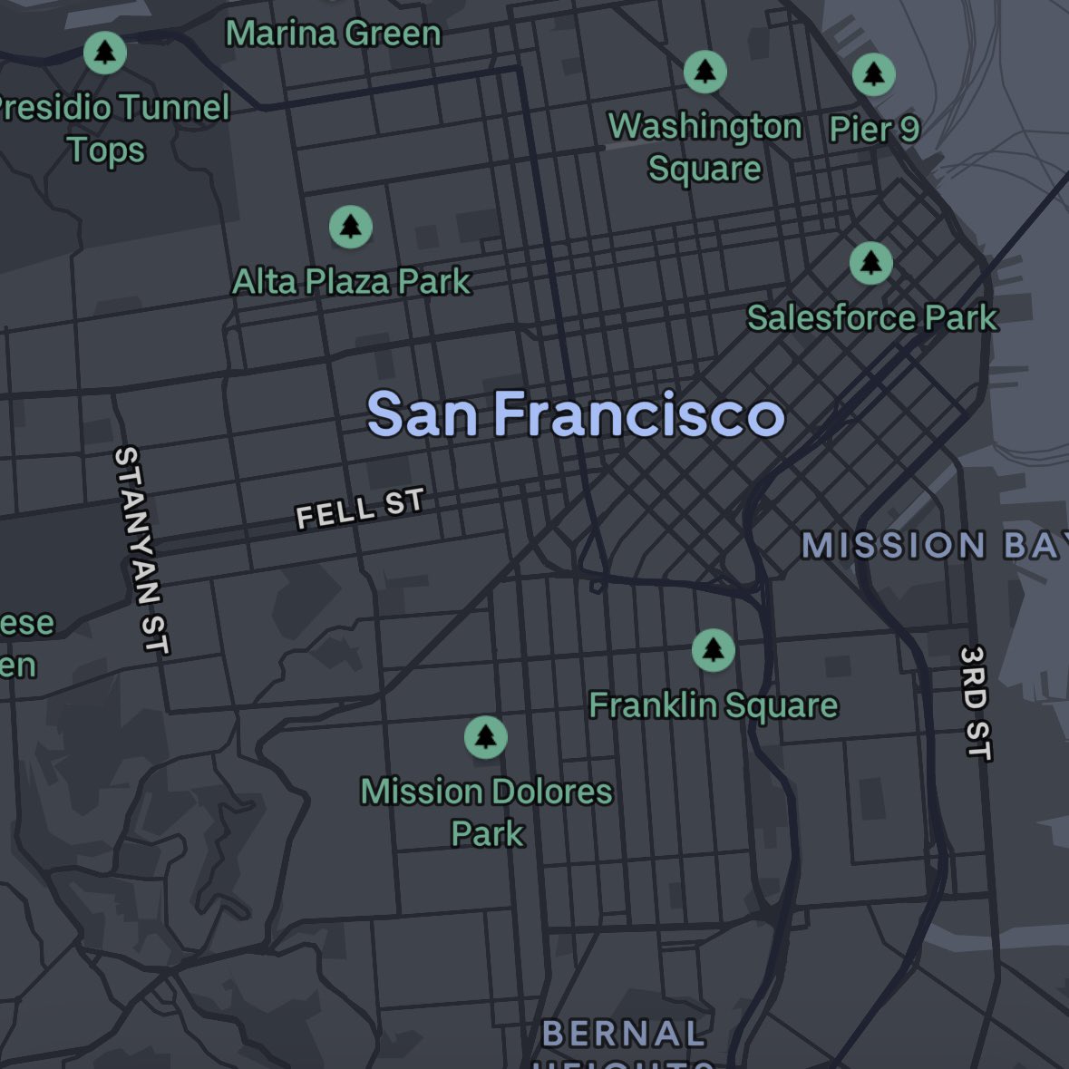samyukthaxsam's tweet photo. Looking closely at how maps are designed; noticed that at a certain zoom %, @Uber map shows you pins of parks. Most people use parks as landmarks and by surfacing these green pins, Uber dramatically boosts the signal-to-noise ratio. Pretty powerful design decision.
@DesigningUber https://t.co/81GMg2FNHT