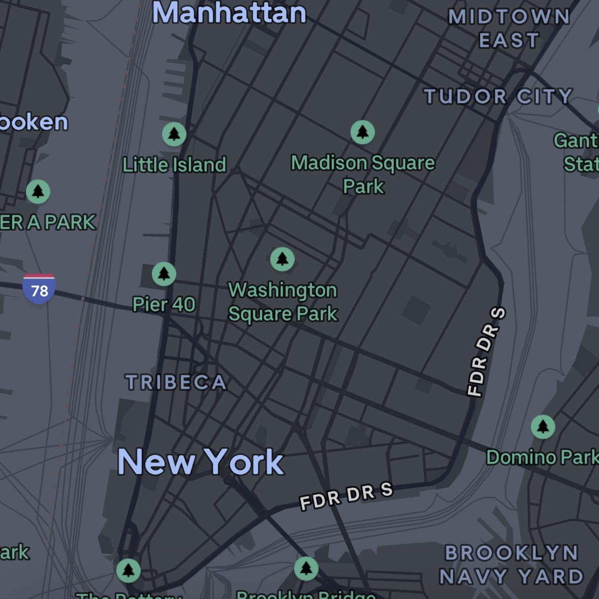 samyukthaxsam's tweet photo. Looking closely at how maps are designed; noticed that at a certain zoom %, @Uber map shows you pins of parks. Most people use parks as landmarks and by surfacing these green pins, Uber dramatically boosts the signal-to-noise ratio. Pretty powerful design decision.
@DesigningUber https://t.co/81GMg2FNHT