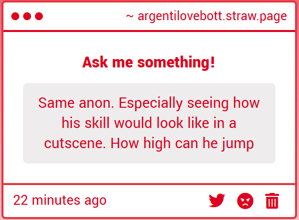 he literally defies all logic of physics and everything else. argenti makes more sense the less you question him ❤️