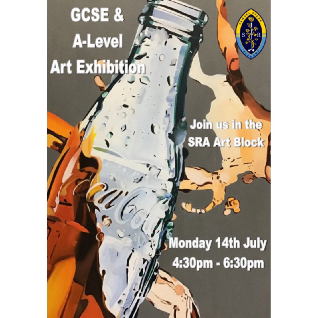 It’s exhibition day! Pop along between 4:30-6:30pm to see some truly fantastic GCSE and A-Level work!